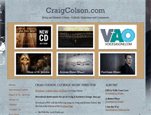 Tablet Screenshot of craigcolson.com